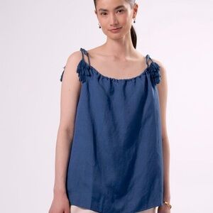 Amour Vert NWT Cor Cor Blue Womens Top Size Medium ethical Sustainable